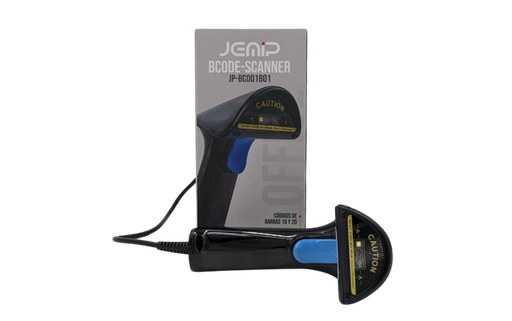 [201710] LECTOR DE CODIGO DE BARRA JEMIP JP-BC001B02C CABLE 1.8 METROS | 120FPS | USB-HID | USB-COM | RS232Z | 1D 2D | PDF417-QR-DATA MATIX-AZ