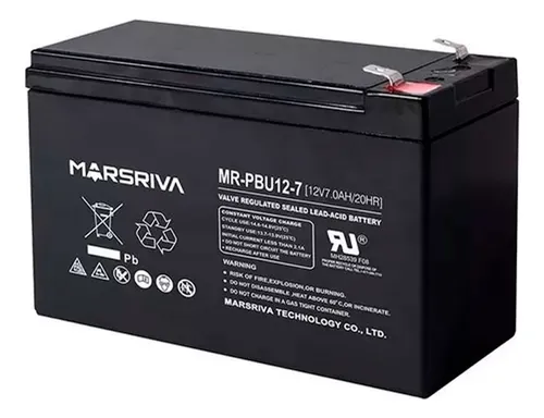 [204320] BATERIA MARSRIVA 12V 7AH UPS LITIO MR-PBU12-7