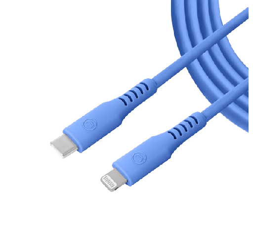 [202323] CABLE UNNO TEKNO PREMIUN USB C - LIGHTNING 1.5M USB 2.0 AZUL CB4074BL