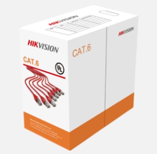 [202449] CABLE UTP HIKVISION DS-1LN6-UU CAT 6 | 305 MTS | BOBINA | NARANJA | 100% COBRE