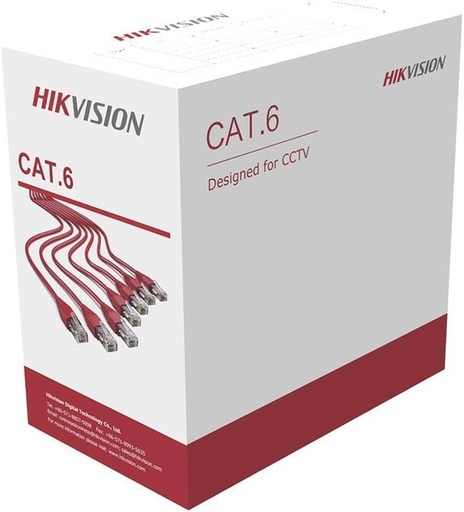 [203175] CABLE UTP DS-1LN6U-G CAT 6 GRIS | 305 MTS | BOBINA | 100% COBRE | 23 AWG | CM | PVC