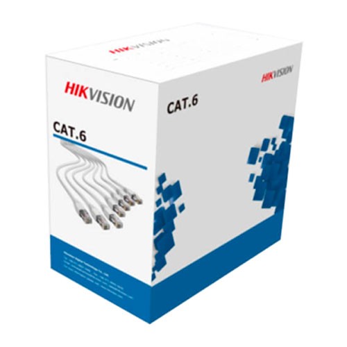 [202191] CABLE UTP HIKVISION CAT 6 305 MTS 100% COBRE 23AWG CM PVC