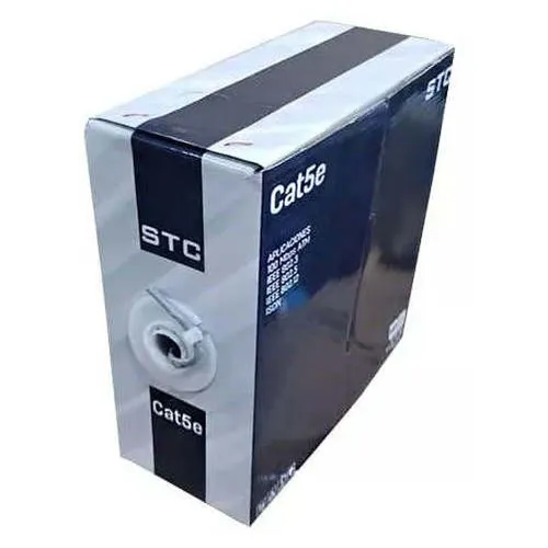 [204131] CABLE UTP STC CAT 5E 100MTS COLOR GRIS STC-CAT5E-100G