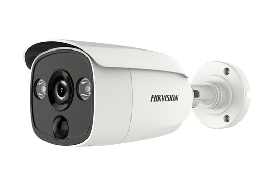 [203608] CAMARA BULLET HIKVISION 5MP 2.8MM TURBO HD DETECTOR PIR ESTROBOSCOPICO SALIDA RELE EXIR .0 20MTS IR LUZ BLANCA