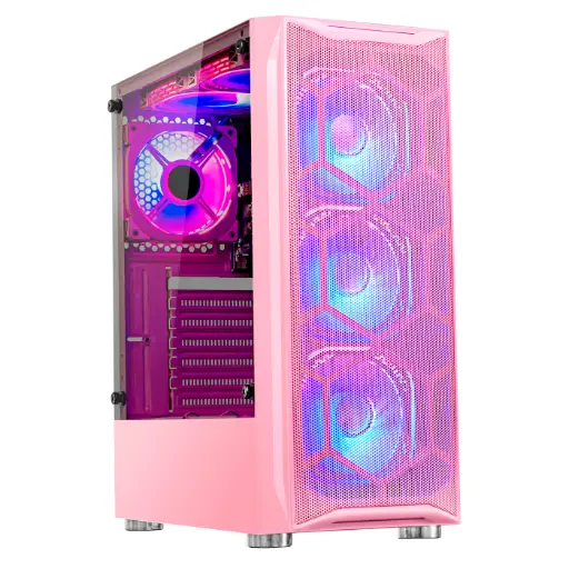 [202107] CASE GAMING ATX RJROSADO SIN FAN SIN FUENTE