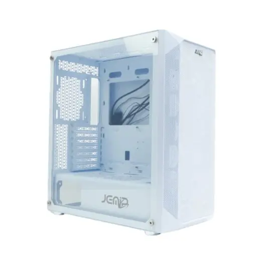 [203741] CASE JEMIP GAMING VISION JPC360 BLANCO MTOWER | 2 X USB + USB 3.0 | HD AUDIO | FRONTAL | MALLA LATERAL | VIDRIO