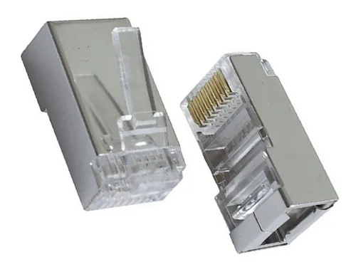 [203251] CONECTOR RJ45 BLINDADO CAT 6 POR UNIDAD                                                                                 