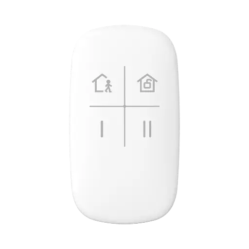 [202463] CONTROL REMOTO | DS-PKF1-WB(O-STD) | PARA ARMADO Y DESARMADO (AX PRO) | TECLAS CON FUNCIONES PROGRAMABLES