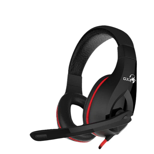 [201816] AUDIFONO CON MICROFONO | GENIUS | GAMING HS-G560 | 3.5MM | MICROFONO AJUSTABLE | NEGRO - ROJO