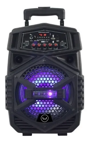 [202374] CORNETAS | UNNO TEKNO | SP9403BK | SOUNDWAVE | 3 ALTAVOZ | 8" | 2.2AH | 2100W | C| MICROFONO
