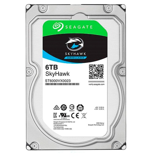 [202728] DISCO DURO | 6TB | ST6000VX0003 | SKYHAWK | SATA III | 3.5"