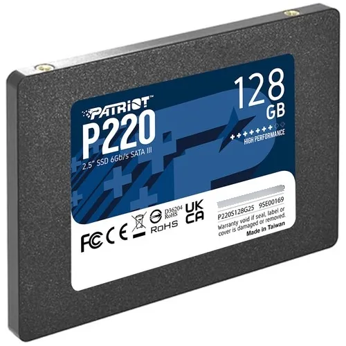 [203424] DISCO DURO SOLIDO PATRIOT 128GB SSD 2.5" SATA P210