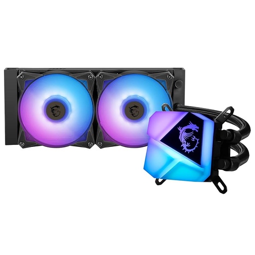 [203542] DISIPADOR LIQUIDO MSI MAG C240 COOLERLIQUID INTEL LGA1700 AMD AM5 ARGB 240MM