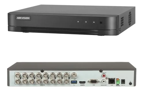 [202692] DVR 16 CANALES TURBO IDS-7216HQHI-M2|S HD ACUSENSE 4MP + 2 IP 6MP | VIDEO ANALISIS HUMANO Y VEHICULAR | 2 SATA | 1 AUDIO