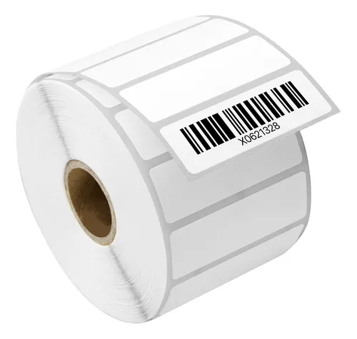 [202153] ETIQUETAS TERMICAS 2.25"X0.75" 1" CORE 1700 ETIQUETAS 6 ROLLOS POR CAJA