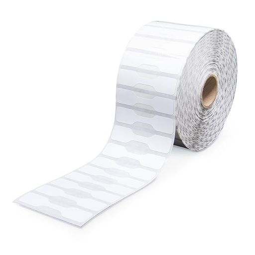 [202155] ETIQUETAS TERMICAS DE JOYERIA ZEBRA 2.2"X5" 8000T W FLAPS 3510 ETIQUETAS POR ROLLO