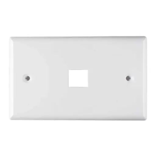 [203012] FACE PLATE | 1 TOMA | BLANCO | WIREPLUSS | WP-FP01-WHITE