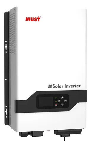 [204284] INVERSOR MUST HIBRIDO PV33-6048TLV 6KW 48V | 110V | 220V 80 AMPER | PANTALLA LCD | LED INDICADOR | BORNERA