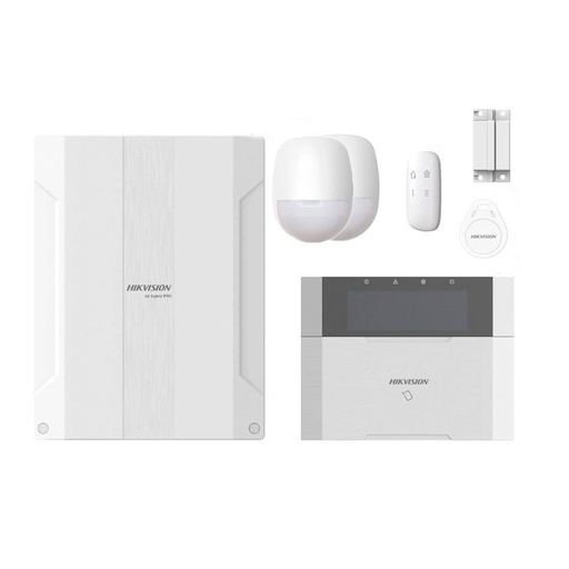 [203411] KIT ALARMA HÍBRIDO DS-PHA64-KIT-WB | WIFI | 8 ZONAS CABLEADAS | 56 ZONAS INALÁMBRICAS