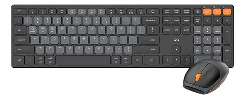 [204027] KIT TECLADO Y MOUSE FANTECH WK895 INALAMBRICO NEGRO INGLES