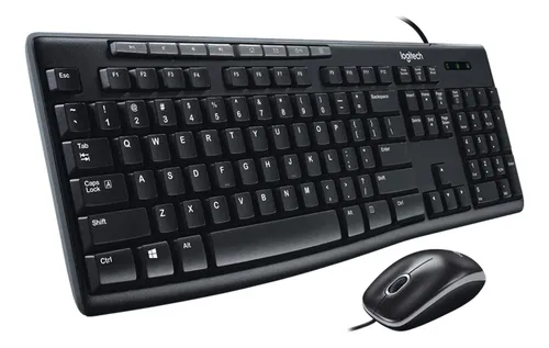 [201737] KIT TECLADO Y MOUSE LOGITECH MK200 USB ESPAÑOL