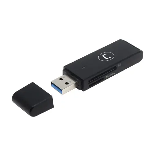 [201757] LECTOR DE TARJETA USB 3.0 UNNO TEKNO CARD READER CR1004BK