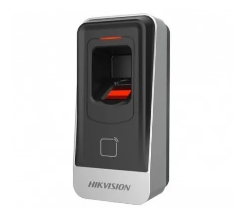 [203472] LECTOR ESCLAVO PROX EM IP65 DS-K1201AMF | HUELLA DIGITAL | LECTOR DE TARJETAS DE PROXIMIDAD | RS-485 | INTERIOR Y EXTERI