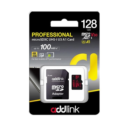 [201739] MEMORIA MICRO SD ADDLINK UHS1 128GB