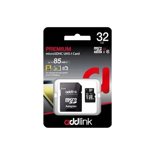 [201845] MEMORIA MICRO SD ADDLINK UHS1 32GB CLASE 10