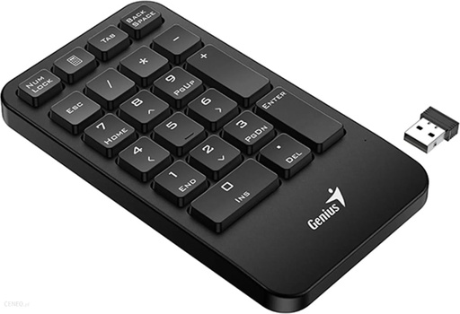 [201703] TECLADO NUMERICO GENIUS NUMPAD 1000 | PORTATIL | INALAMBRICO | NEGRO