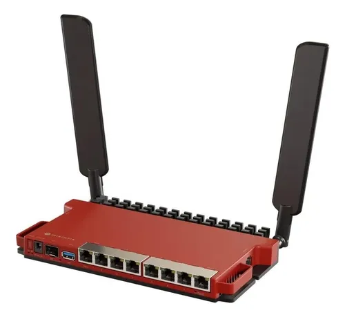 [204176] MIKROTIK ROUTER L009UIGS-RM 8 PUERTOS GIGABIT 1 SFP 1 PUERTO 2.5G 512MB RAM 800MHZ CARCASA DISIPADORA RACK