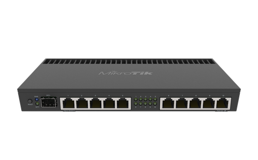 [203772] MIKROTIK ROUTERBOARD  CPU 4  NUCLEOS  10 PUERTOS  GIGABIT  1 SFP  RB4011/GS+RM