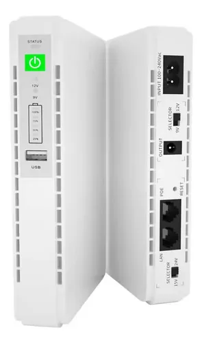 [203652] MINI UPS SKE POE-432E 5V 9V 12V 10000MAH USB PARA ROUTER MODEM CCTV PVENTA