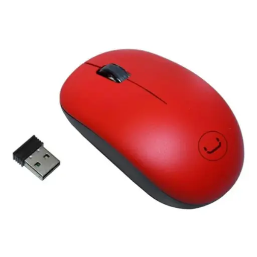 [201760] MOUSE UNNO TEKNO CURVES INALAMBRICO ROJO MS6526RD