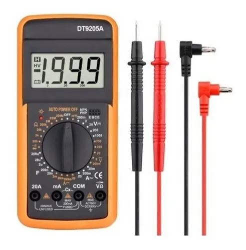 [200156] MULTIMETRO DIGITAL | DT9205A | PRODUCTO OEM