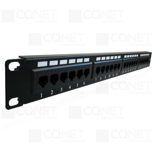 [204408] PATCH PANEL 24 PUERTOS CAT 6 RACKEABLE 19" WESTERLAN WL-PATC6