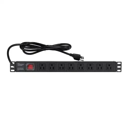 [203637] PDU REGLETA MULTITOMA ONLIINK 1U 8 TOMAS 15 AMPER 110V 1650W 483X44X44MM