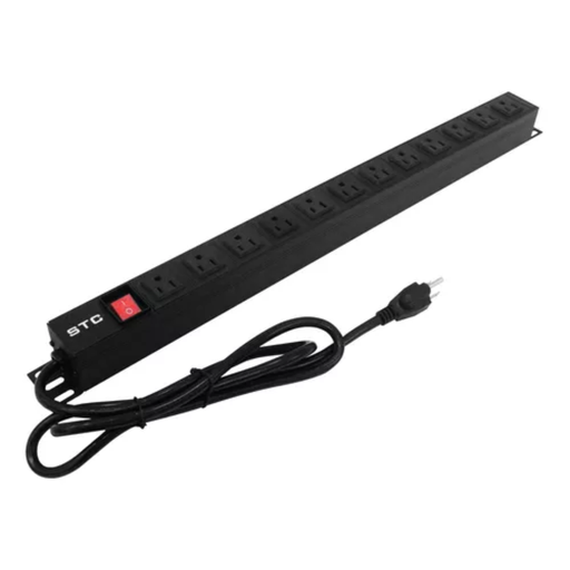 [203803] PDU REGLETA MULTITOMA STC 8 TOMAS 110V 15 AMPER 19" RACK SUPRESOR DE PICOS