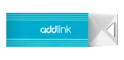 [201536] PENDRIVE ADDLINK U12 64GB USB 2.0 AQUA