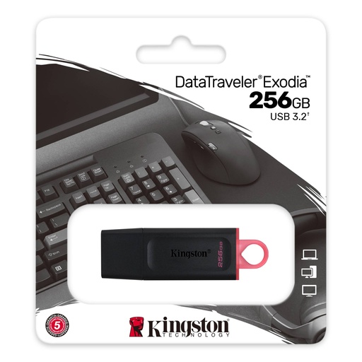 [203300] PENDRIVE KINGSTON 256GB DT EXODIA USB 3.2