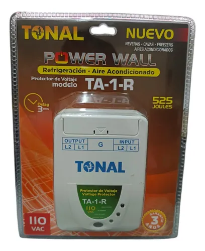[204397] PROTECTOR DE VOLTAJE | TONAL | TA-1-R | 120VAC | AIRES | CAVAS | REFRIGERACION