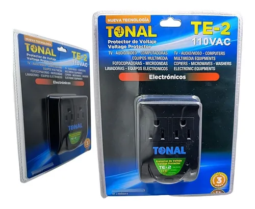 [204401] PROTECTOR DE VOLTAJE TONAL TE-2 EQUIPOS ELECTRONICOS 120VAC 15 AMPER CON SUPRESOR DE PICOS