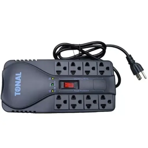 [200122] PROTECTOR P|COMPUTADORAS | PC-1500 | AVR | 120V | 8 TOMAS | TONAL