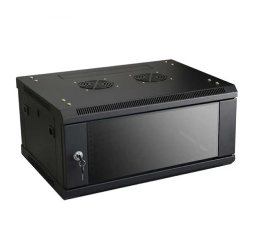 [204431] RACK DE PARED CERRADO CON PUERTA DE VIDRIO BEGPROD 4 UNIDADES MEDIDAS 530X400X200 RACK4U-PRO