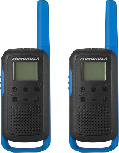 [204372] RADIOS | MOTOROLA | T270 | FRS | TALKABOUT | DOS VIAS | RECARGABLE | 22 CANALES | 25 MILLAS | 2 PACK