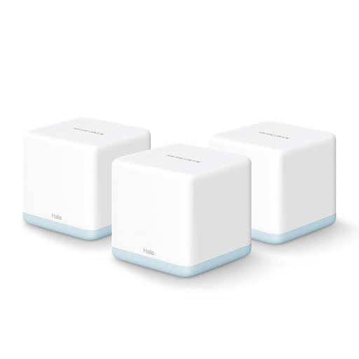 [203705] ROUTER MERCUSYS HALO H30G WIFI 5 -MESH EXTENSOR AC1300 2.4-5GHZ DOBLE BANDA WAN 3 PACK