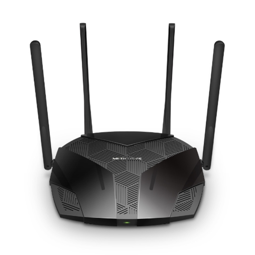 [201885] ROUTER MERCUSYS MR70X WIRELESS 6 2.1GHZ DOBLE BANDA 574|1201MBPS IEEE802.11AX 1 WAN 3 LAN 4 ANTENAS