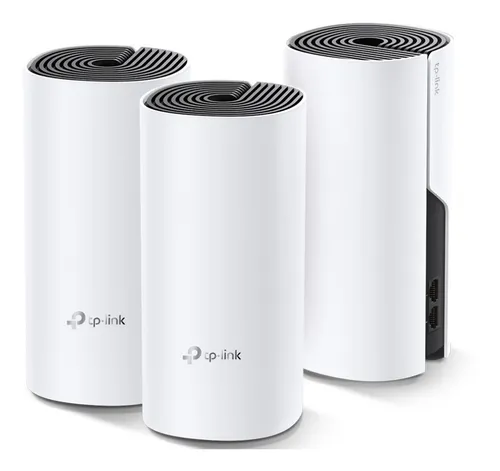 [201947] ROUTER TPLINK AC1200 DECO E4 WIFI-MESH EXTENSOR 2.4-5GHZ DOBLE BANDA WAN 3 PACK