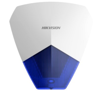 [202902] SIRENA ESTROBO HIKVISION CABLEADA DS-PS1-B | IDEAL PARA CUALQUIER PANEL DE ALARMA | AZUL