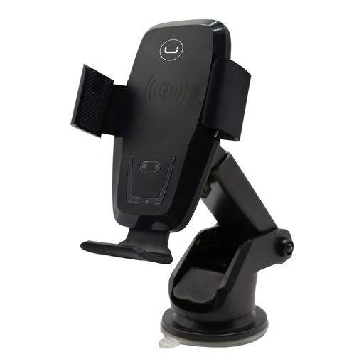 [201755] SOPORTE DE TELEFONO UNNO TEKNO BRAZO ARTICULADO CON CARGADOR INALAMBRICO 5W-10W NEGRO CH3009BK
